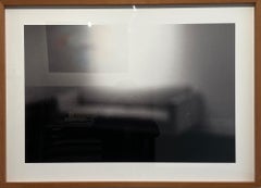 Wohnzimmer, Unikat in Bromsilbergelatine, Sofa, Lights und Schatten