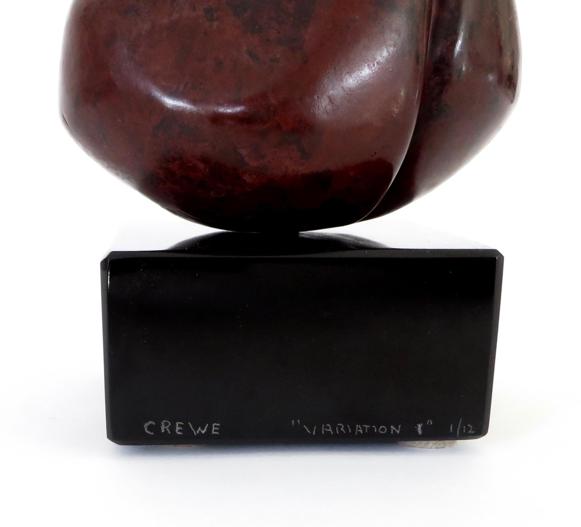 Variation 1 Bronze Sculpture Signed Crewe 1