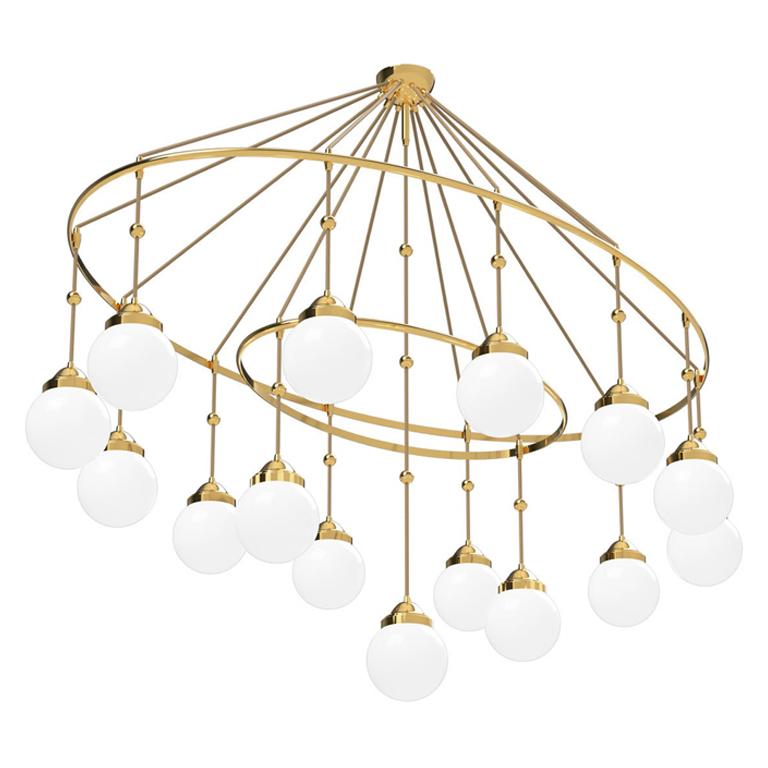 Variation of the Classical Brioni Chandelier by Adolf Loos, Re-Edition