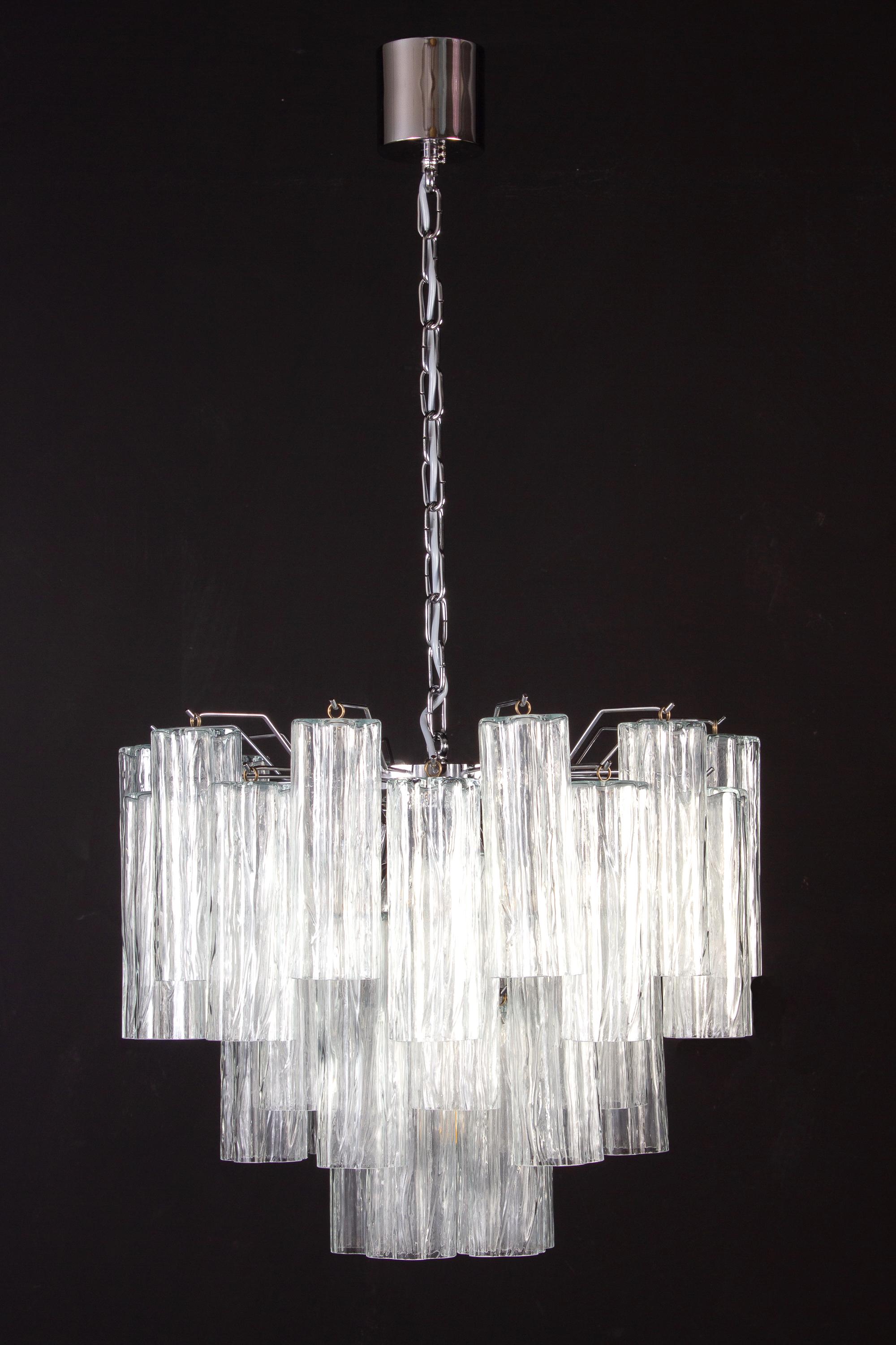 Variación de la Lámpara de cristal de Murano Tronchi de Veneziani Arte en venta 4