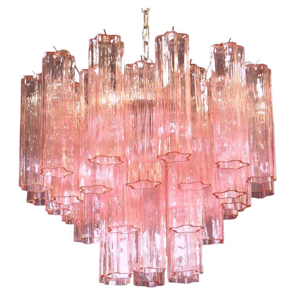 Variación de la Lámpara de cristal de Murano Tronchi de Veneziani Arte Moderno de mediados de siglo en venta