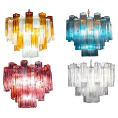 Variation of Tronchi Murano Glass Chandelier by Veneziani Arte