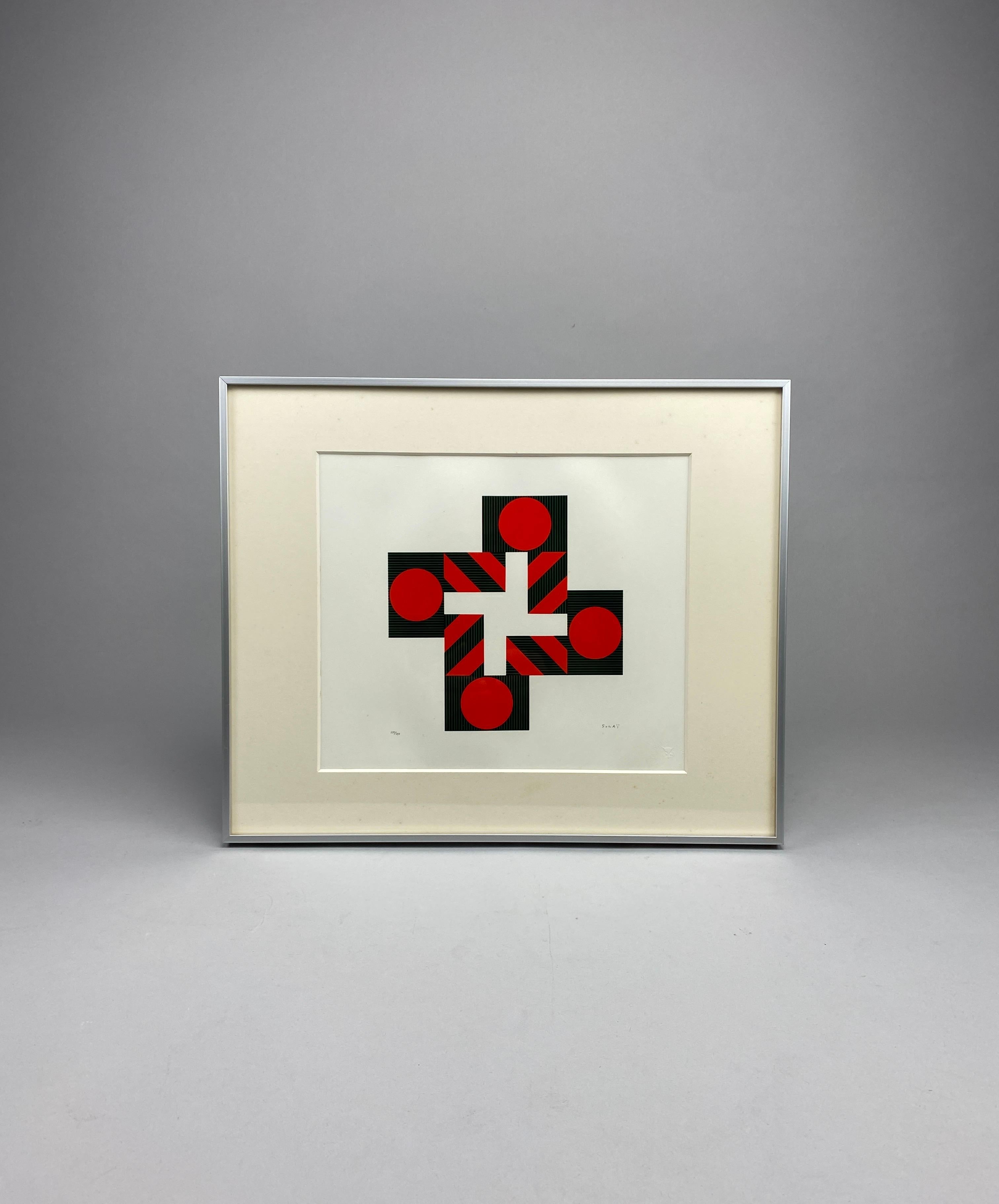 Kumi Sugaï, “Crossing 4”, 1978 — Signed & Numbered Silkscreen For Sale 5