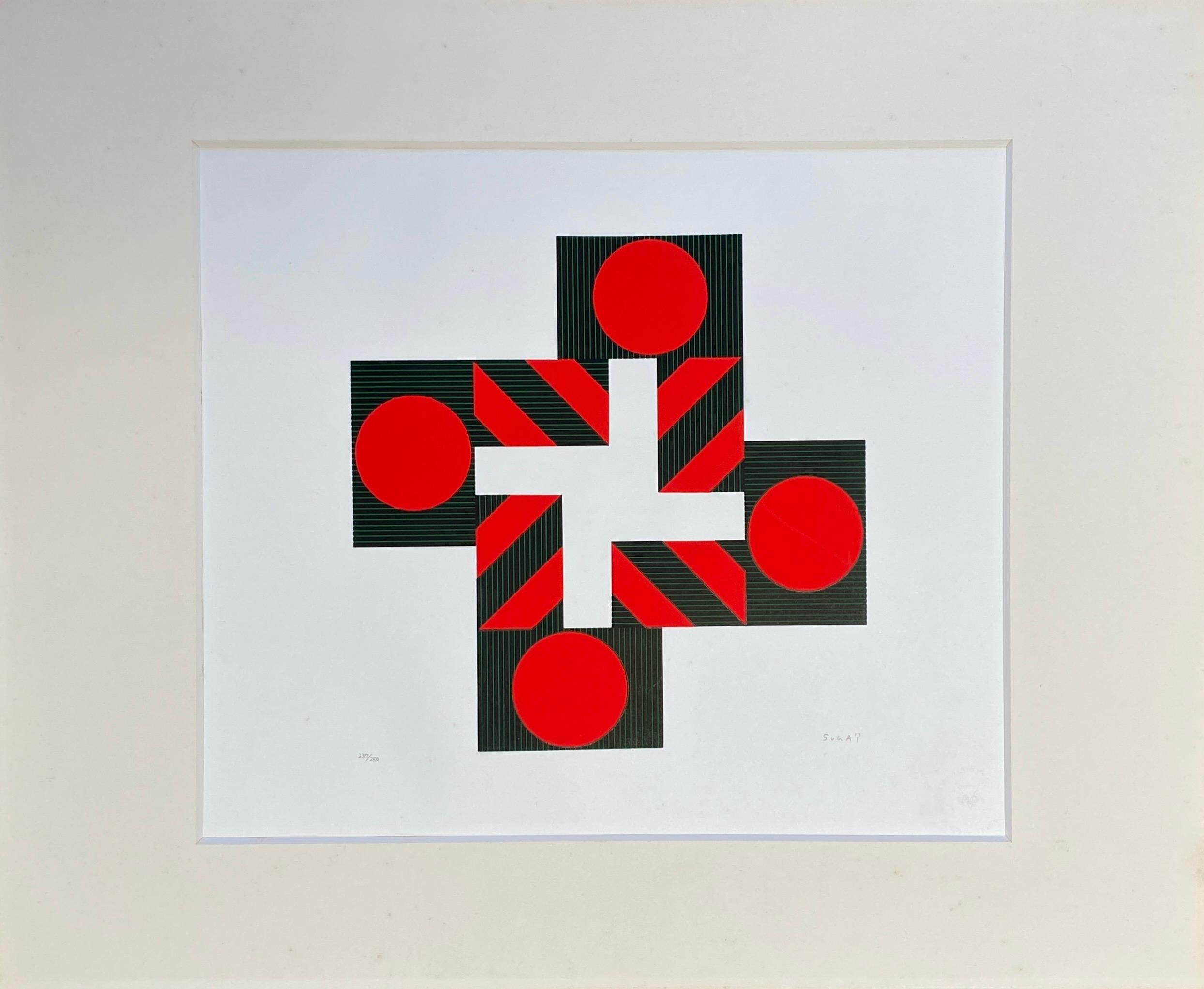 Kumi Sugaï, “Crossing 4”, 1978 — Signed & Numbered Silkscreen  Printed by Ryoichi Ishida Studio

Offered here is a striking limited edition silkscreen by renowned Japanese-French artist Kumi Sugaï (1919–1996), titled “Crossing 4”, created in 1978.