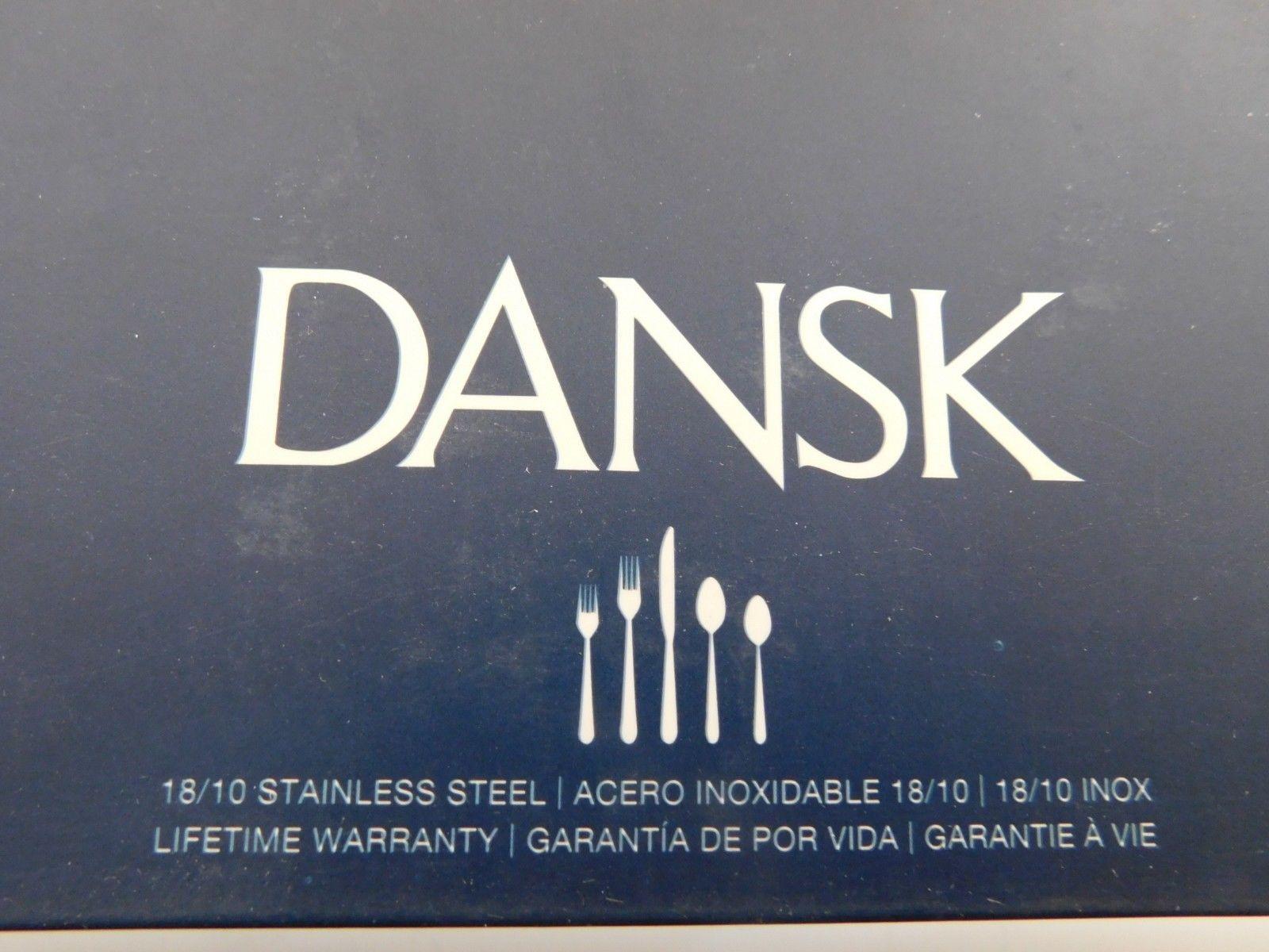 Variation V by Dansk Stainless Steel Flatware Set Service for 12 New 60 pieces In Excellent Condition In Big Bend, WI
