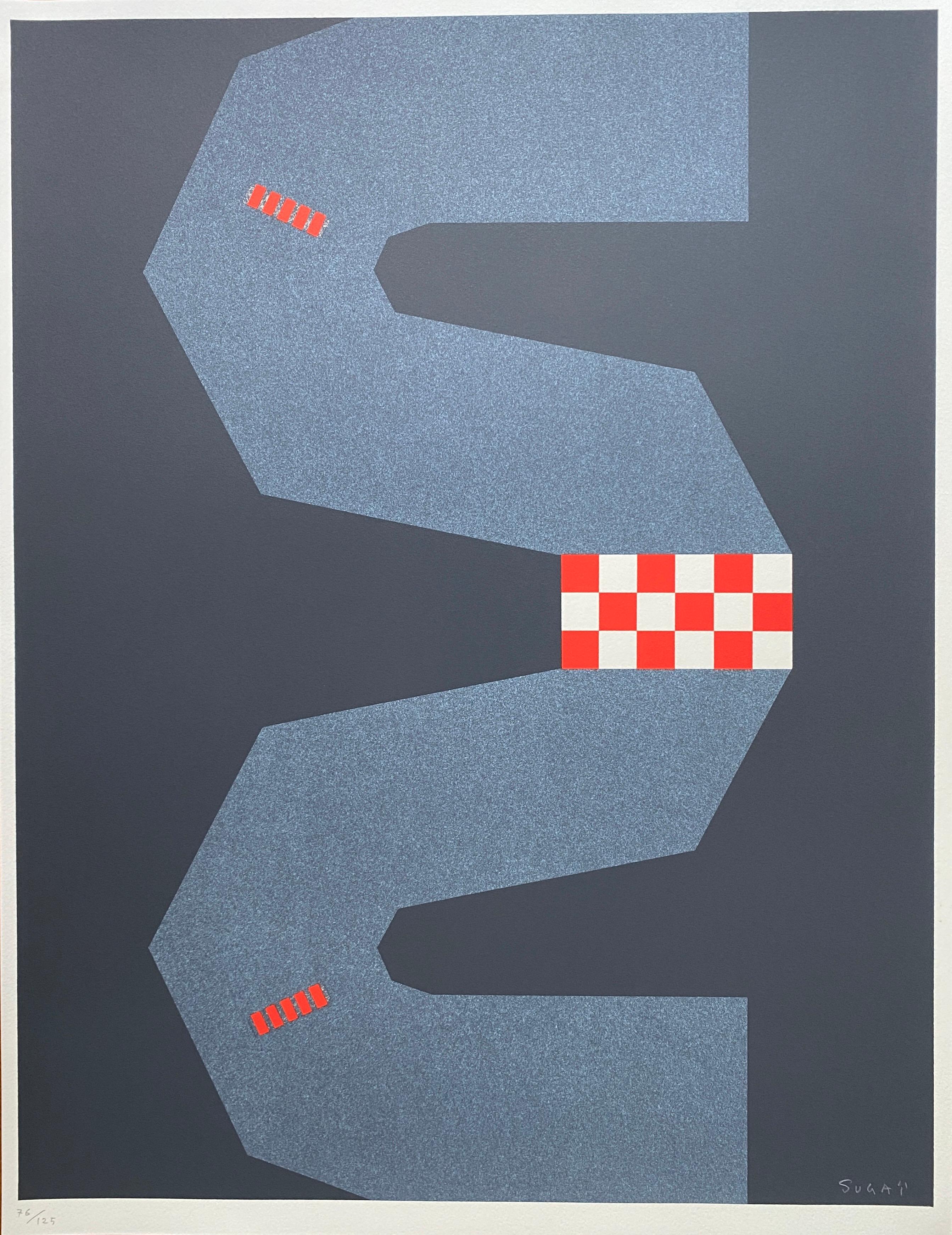 Variations Portfolio de cinq lithographies de Kumi Sugaï 1995 en vente 4