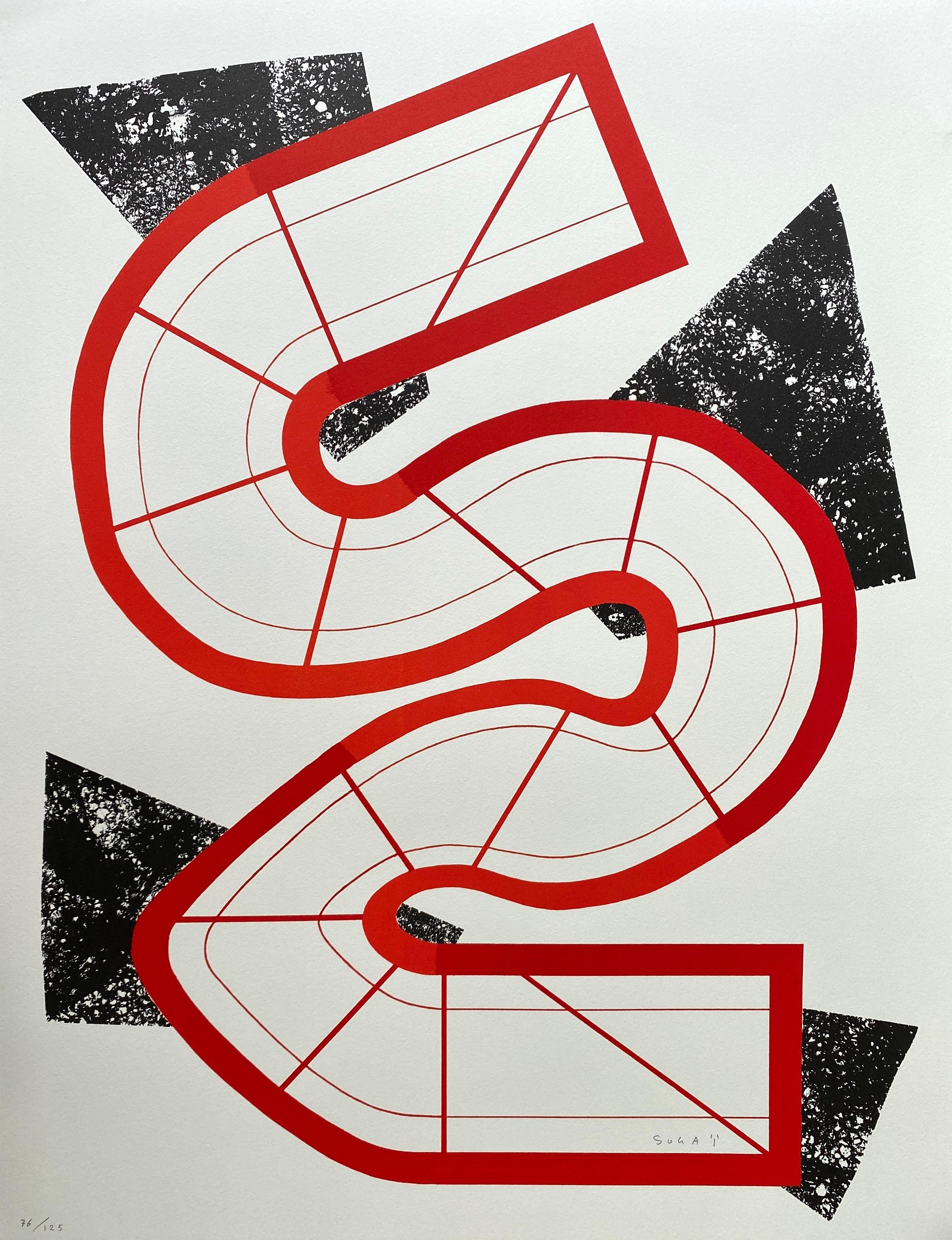 Papier Variations Portfolio de cinq lithographies de Kumi Sugaï 1995 en vente