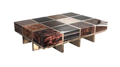 "Variazione" Coffee Table With Bronze, Handcrafted, Istanbul