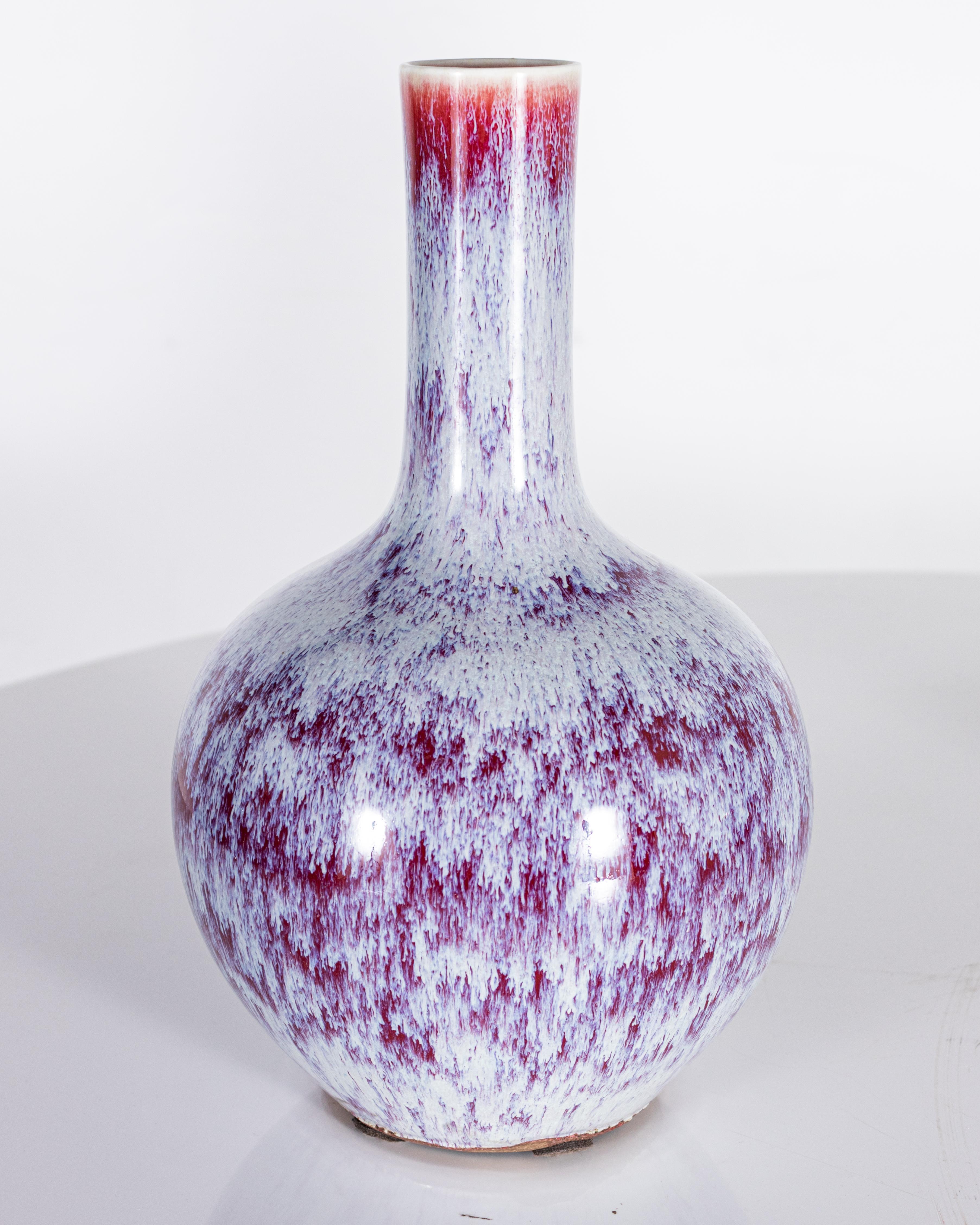 Variegated oxblood glaze Chinese vase.

This piece is a part of Brendan Bass’s one-of-a-kind collection, Le Monde. French for “The World”, the Le Monde collection is made up of rare and hard to find pieces curated by Brendan from estate sales,