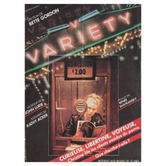 Variety 1983 French Moyenne Film Poster