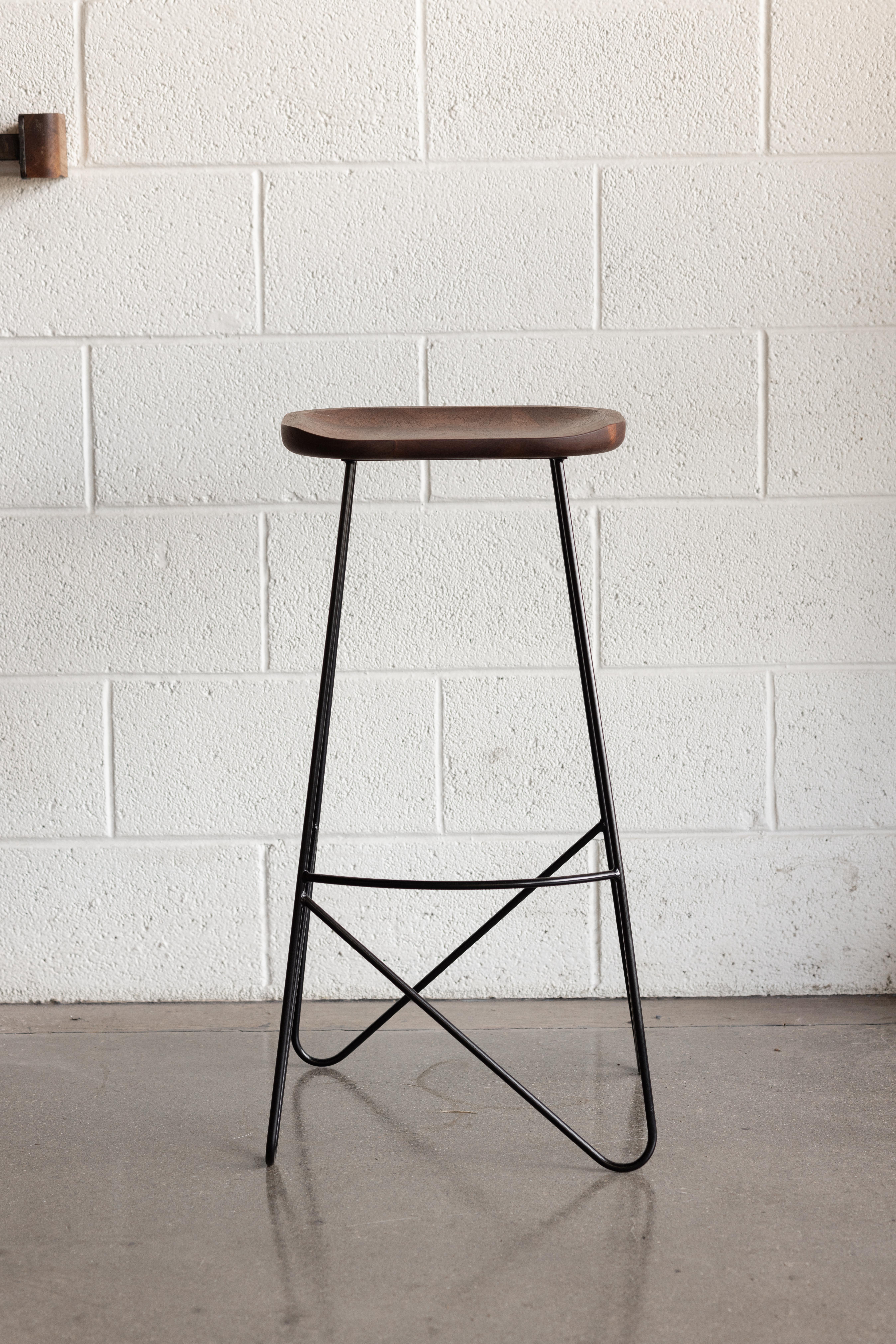 Moderne VARILLA Ensemble de tabourets à barre en métal en vente