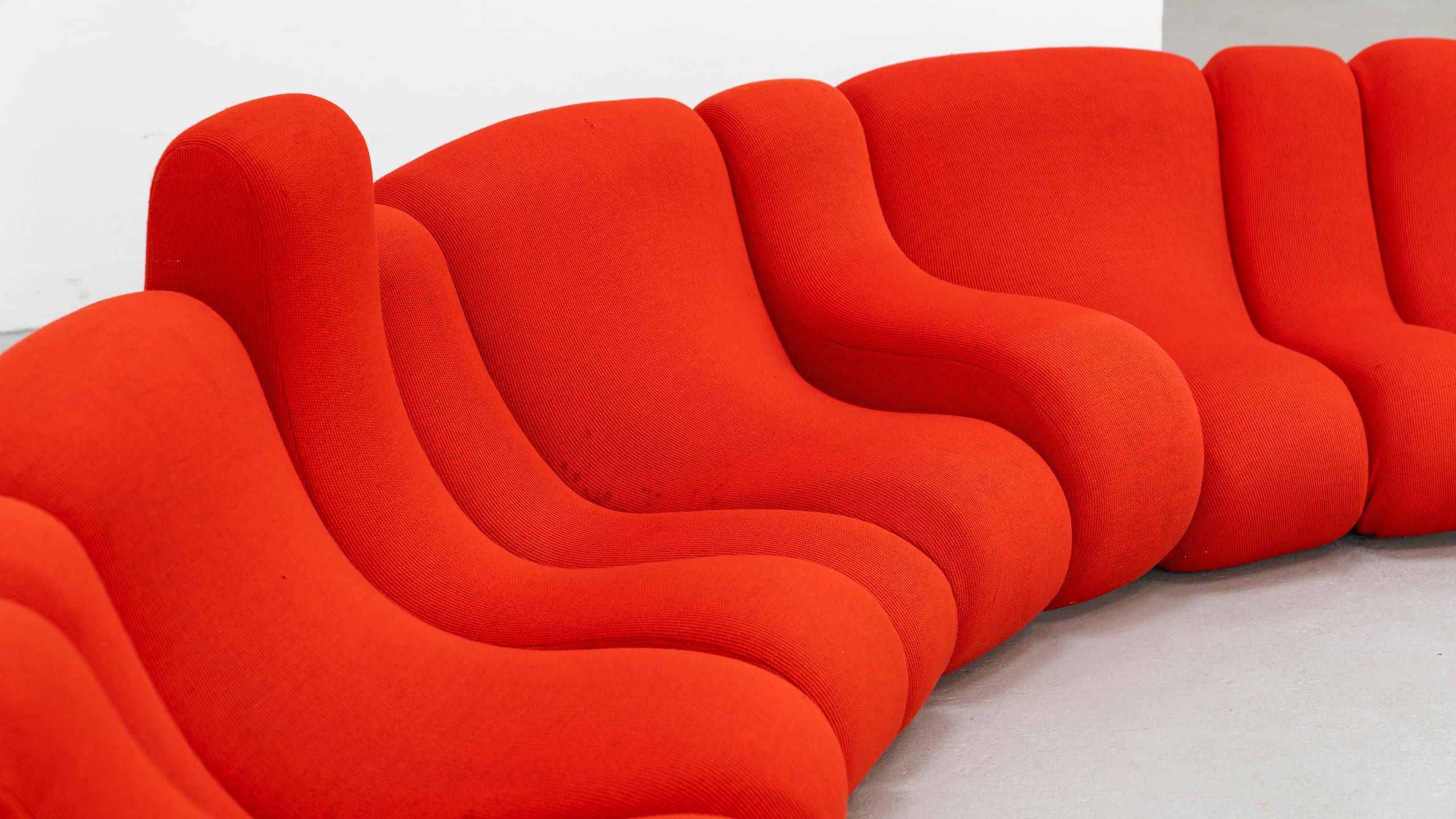 Vario Pillo modular Sofa Burkhard Vogtherr 1969 Rosenthal Germany Mid Century 4
