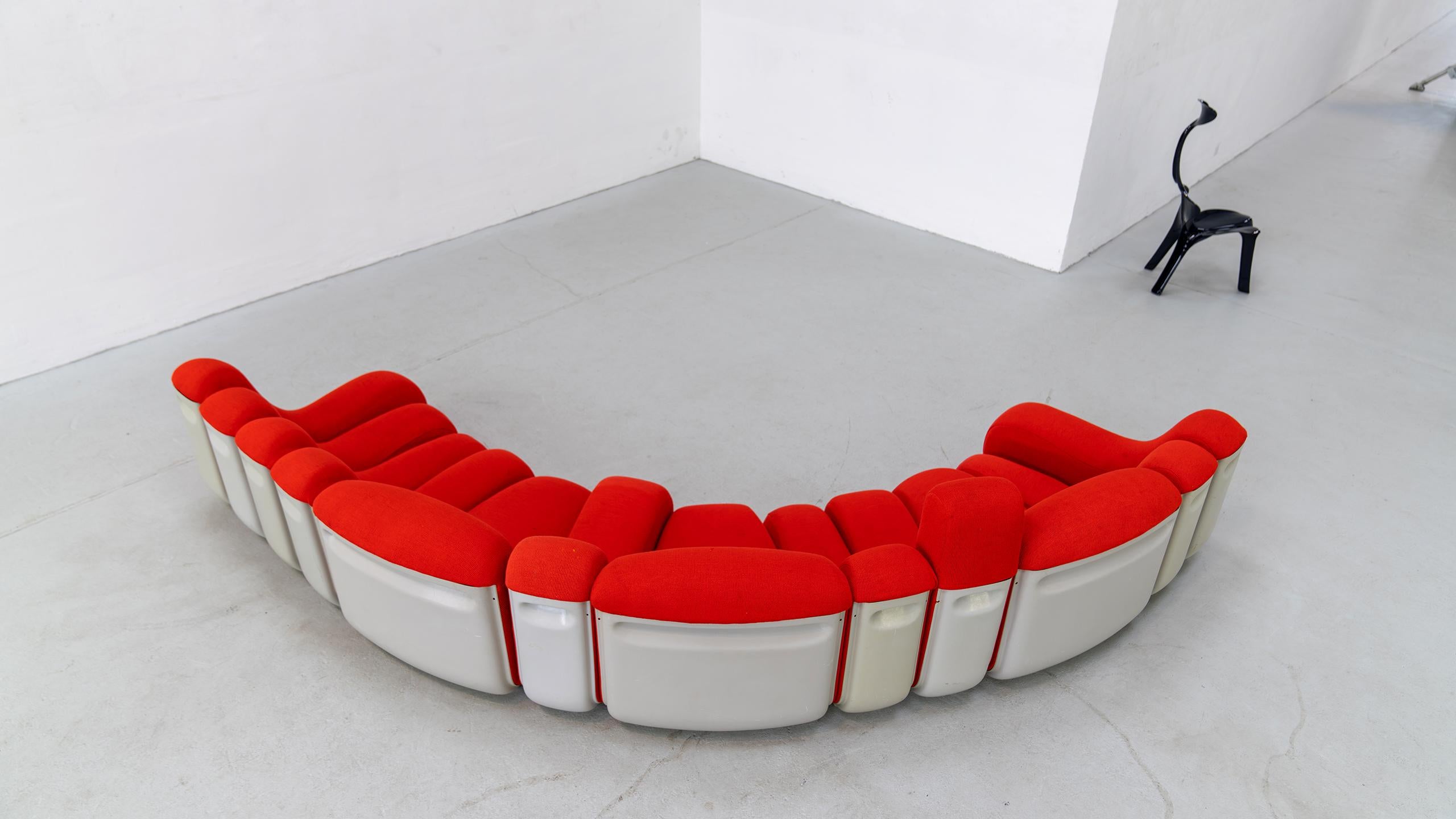 Vario Pillo modular Sofa Burkhard Vogtherr 1969 Rosenthal Germany Mid Century 8