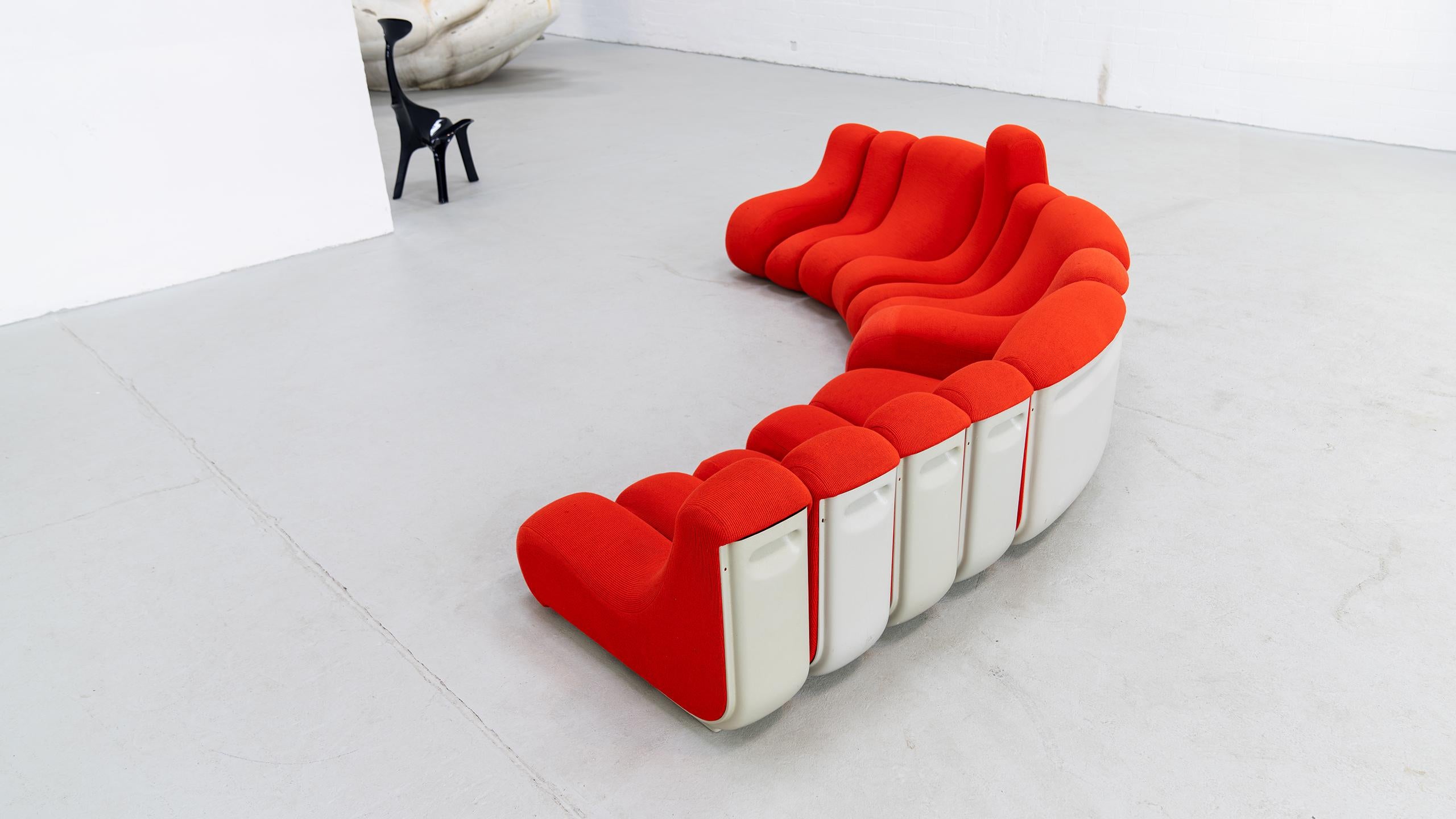 Vario Pillo modular Sofa Burkhard Vogtherr 1969 Rosenthal Germany Mid Century 9