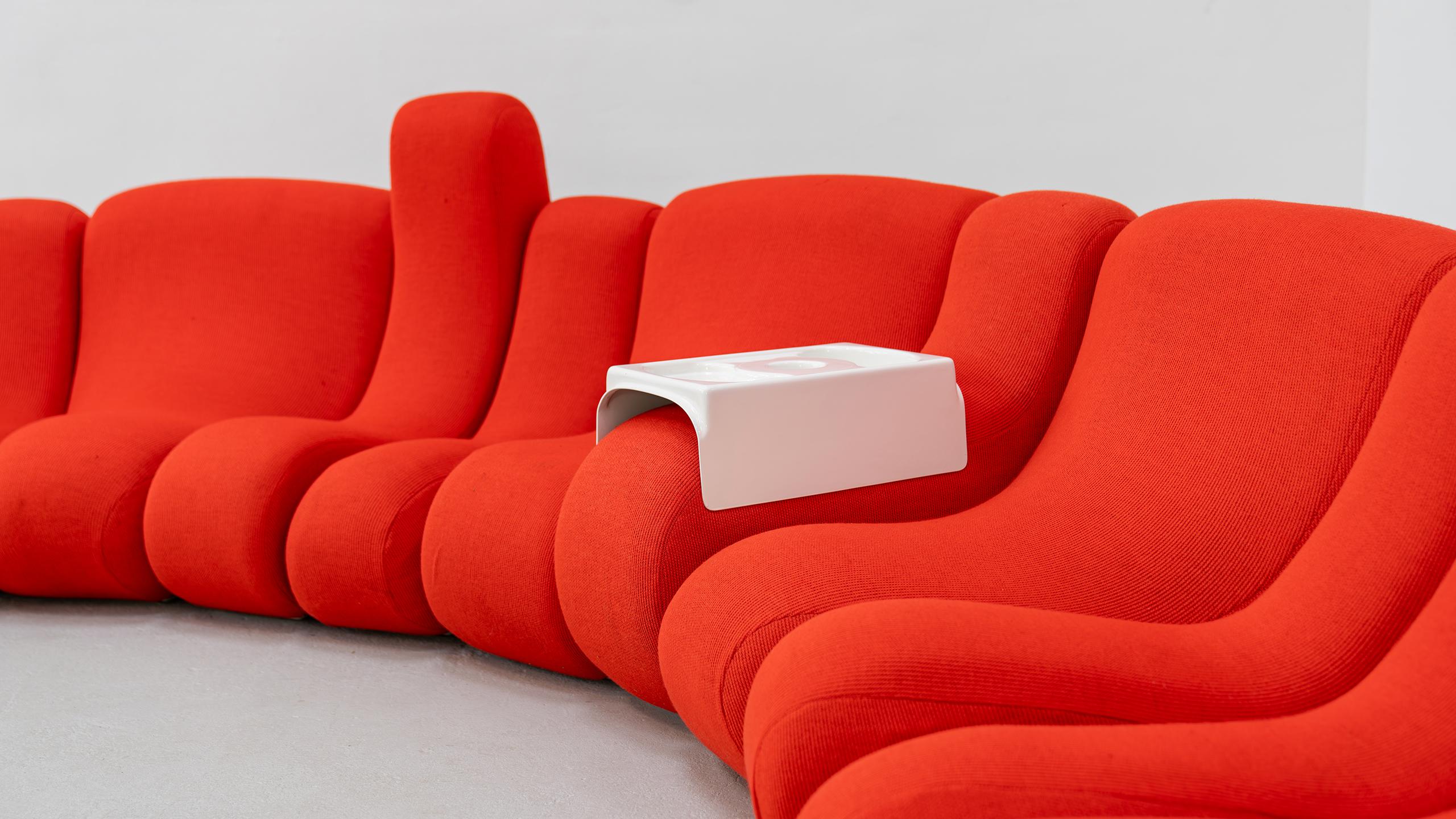 Vario Pillo modular Sofa Burkhard Vogtherr 1969 Rosenthal Germany Mid Century 12
