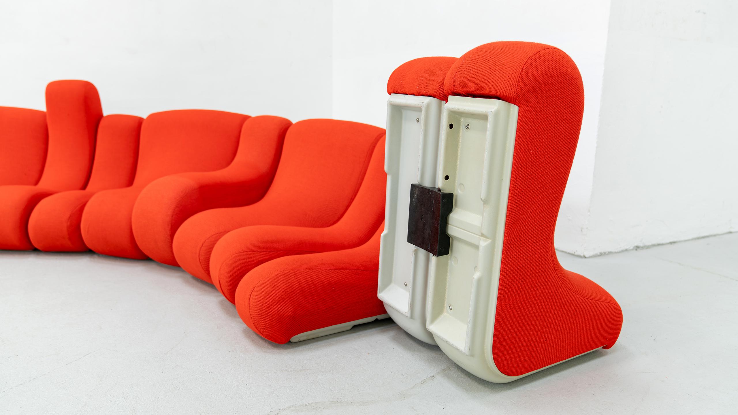 Vario Pillo modular Sofa Burkhard Vogtherr 1969 Rosenthal Germany Mid Century 13