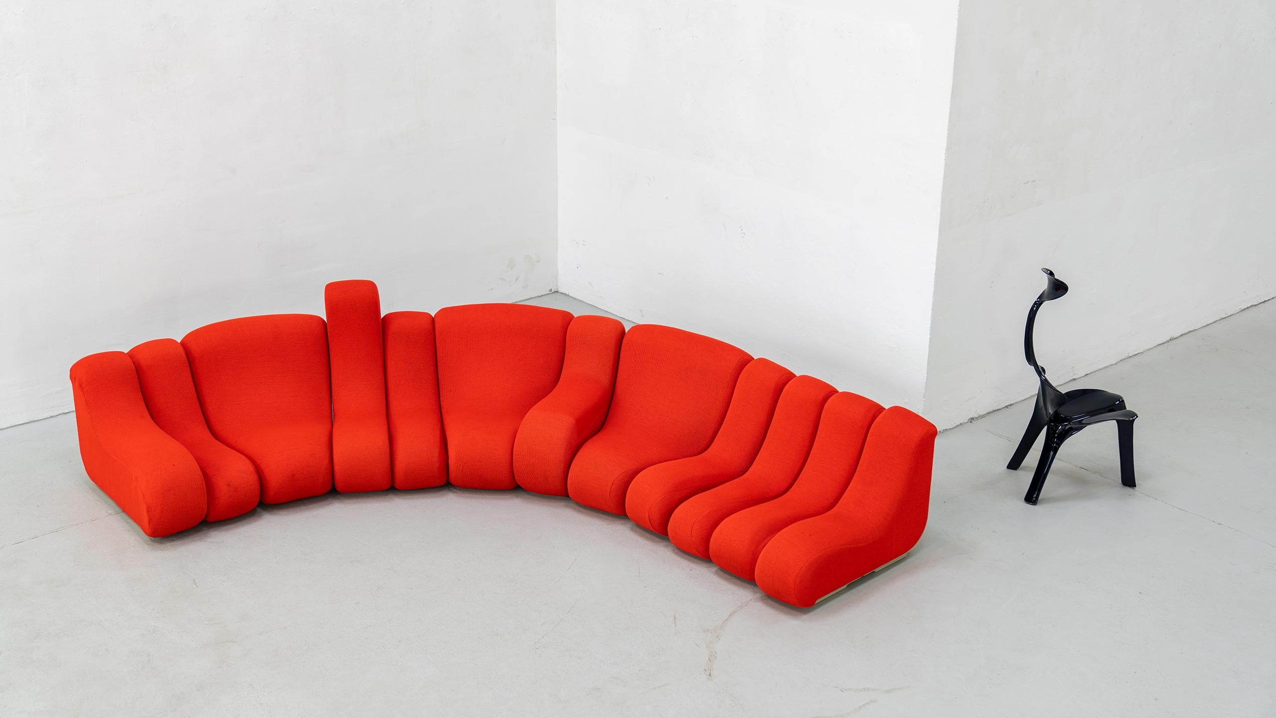 Mid-Century Modern Vario Pillo modular Sofa Burkhard Vogtherr 1969 Rosenthal Germany Mid Century