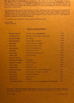 The New Mexico Portfolio. 1976. Twenty Prints by New Mexico Photographers.