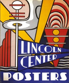 1980 Various Artists 'Lincoln Center Posters' Pop Art Multicolor Book
