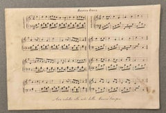 Antique Air Reduced to the Notes of European Music - Lithograph - 19th Century