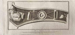 Antike römische Verzierungen - Originallithographie - Spätes 18. Jahrhundert