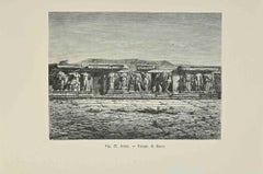 Athens Temple of Bacchus - Lithograph - 1862