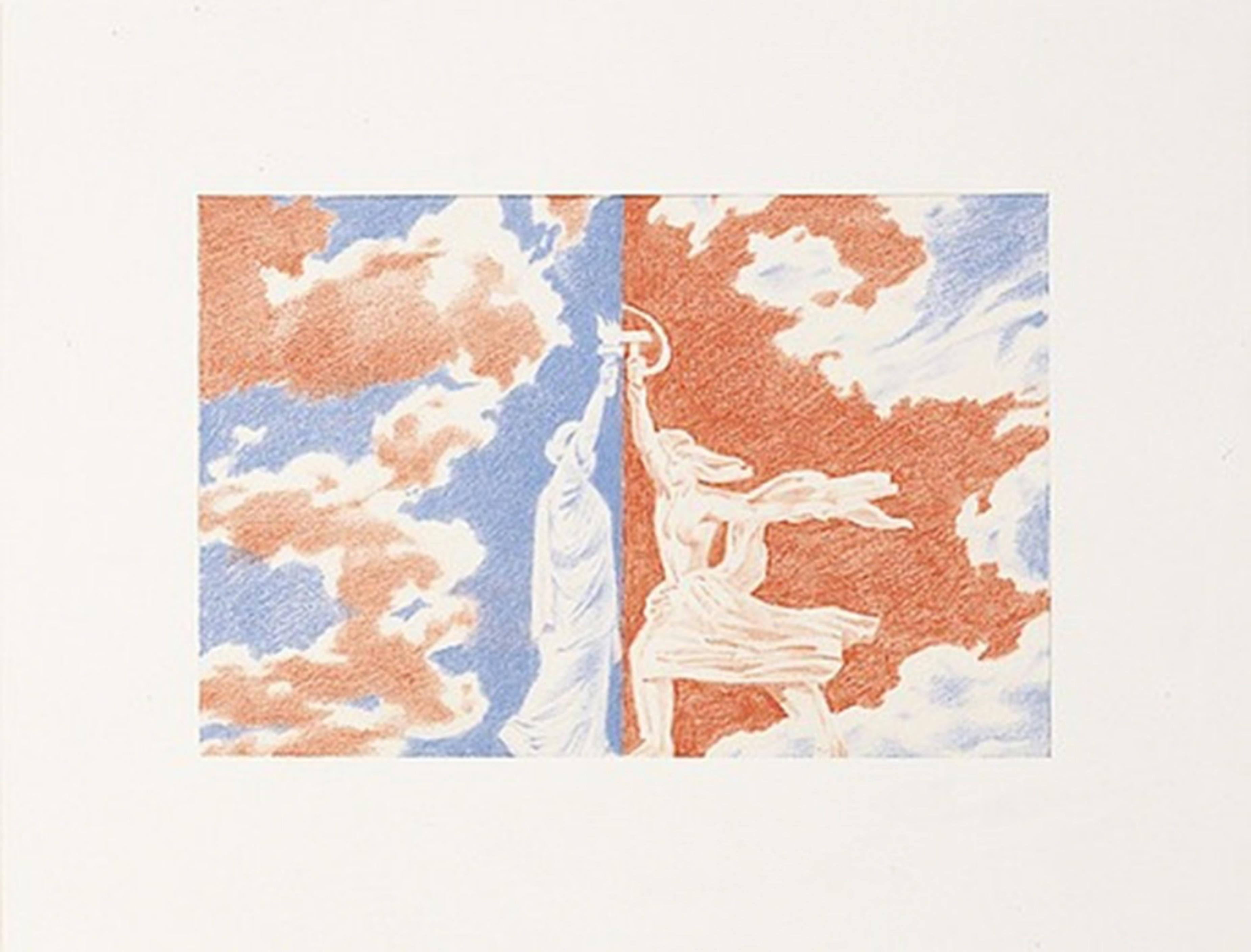 Aufbruch Aus Moskau MockBa: Suite of 20 signed prints top Russian artists 64/100 - Gray Figurative Print by Various Artists