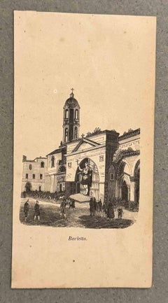 Antique Barletta - Lithograph - 19th Century 
