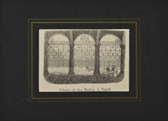 Kreuzgang von Sankt Martin in Neapel - Lithographie - 1862