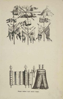 Customs - Military Signs of the Ancient Jews - Lithographie - 1862