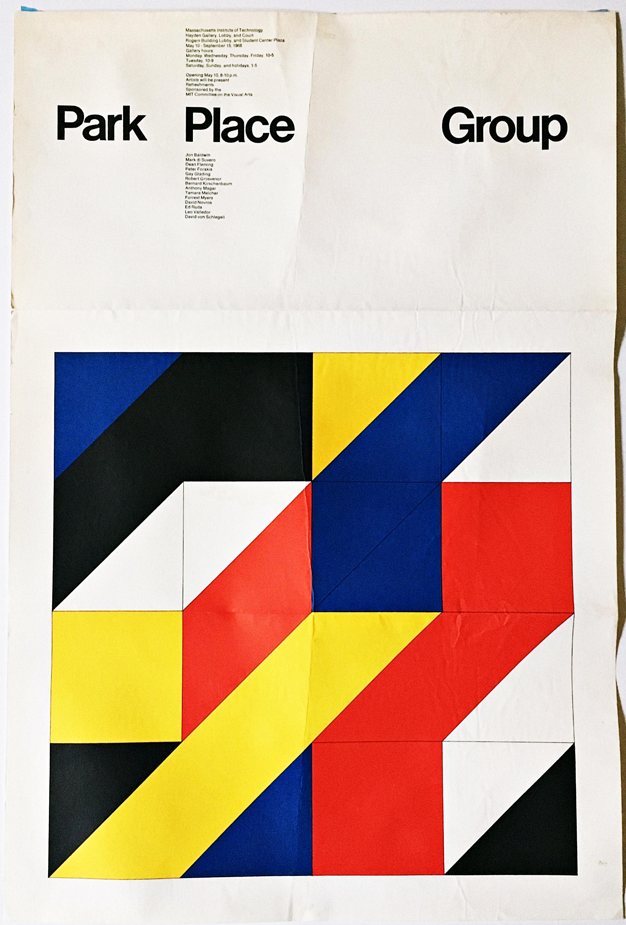Affiche historique pour Park Place Artists (Robert Grosvenor, Leo Valledor et d'autres)