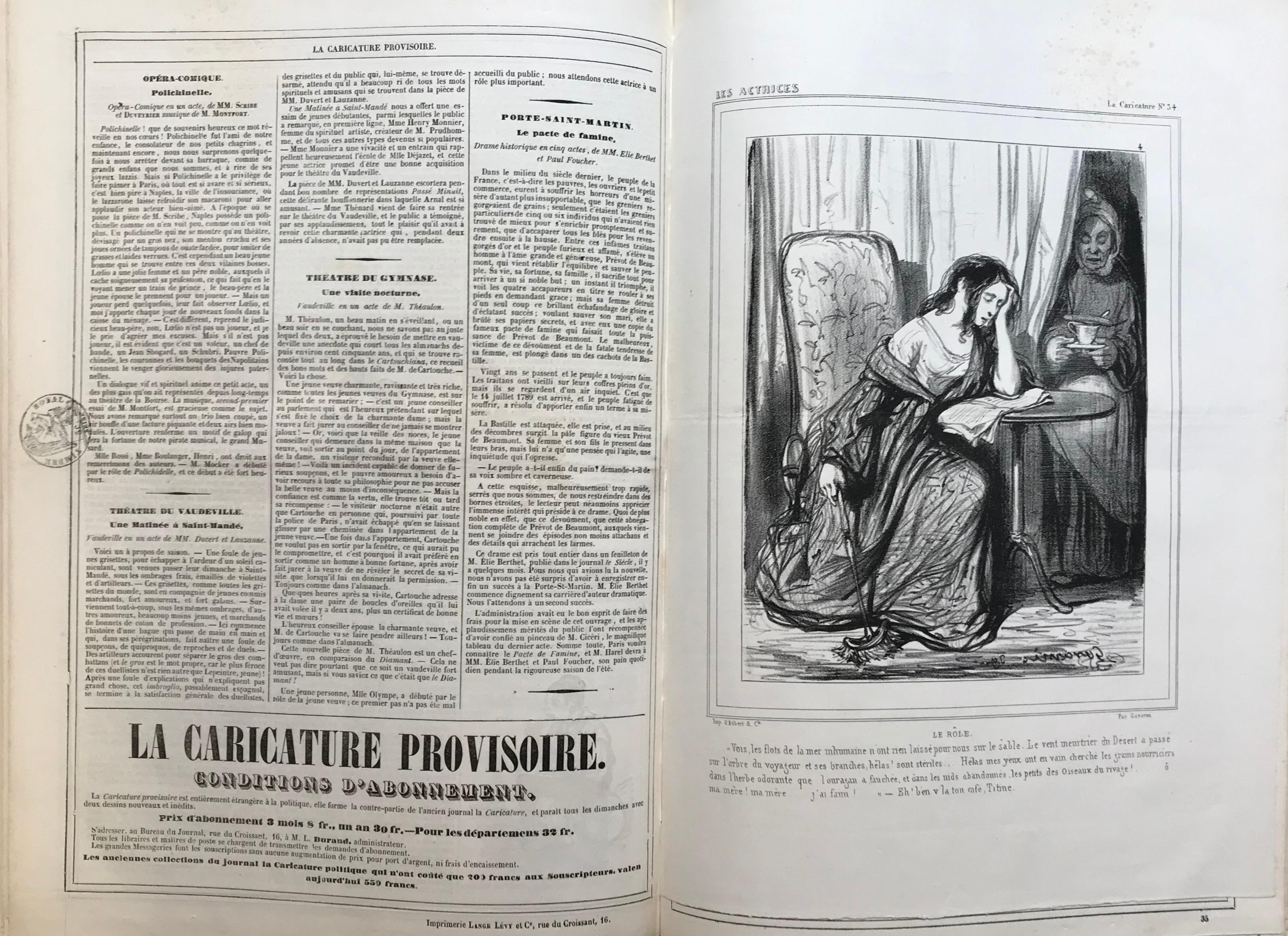 La Caricature Provisoire  - Complete Series 1838/1840 - 4 vol. For Sale 5