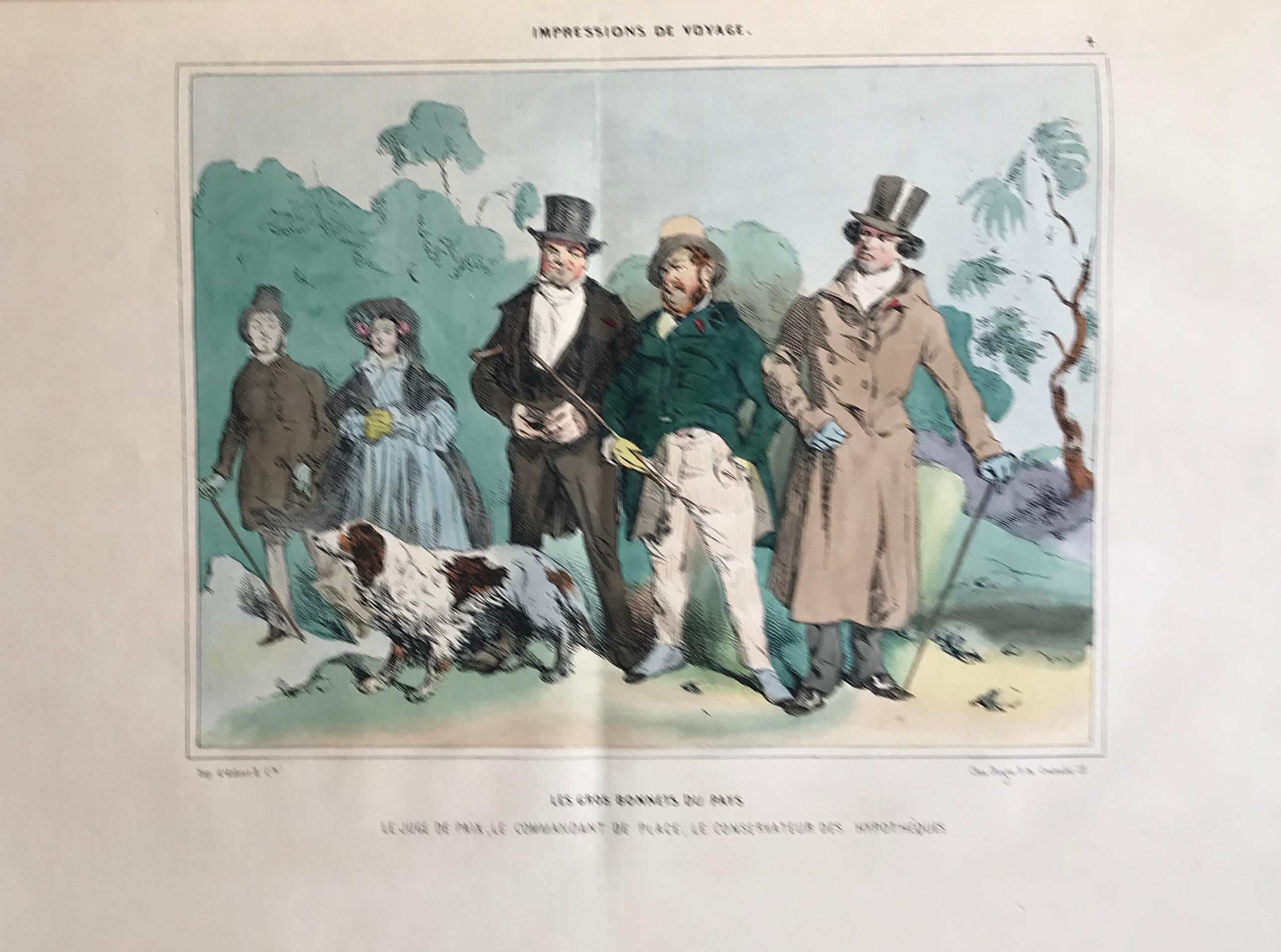 La Caricature Provisoire  - Complete Series 1838/1840 - 4 vol. For Sale 6
