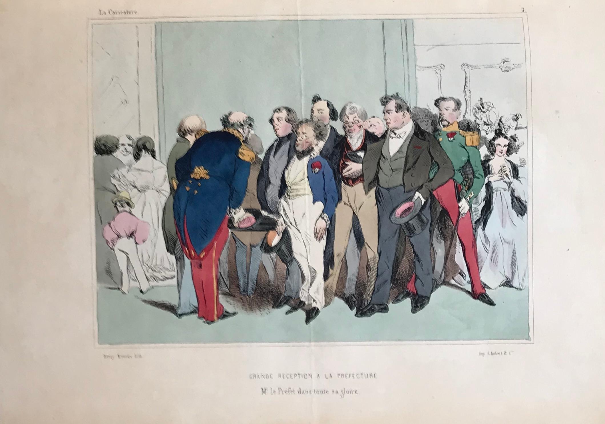 La Caricature Provisoire  - Complete Series 1838/1840 - 4 vol. For Sale 8