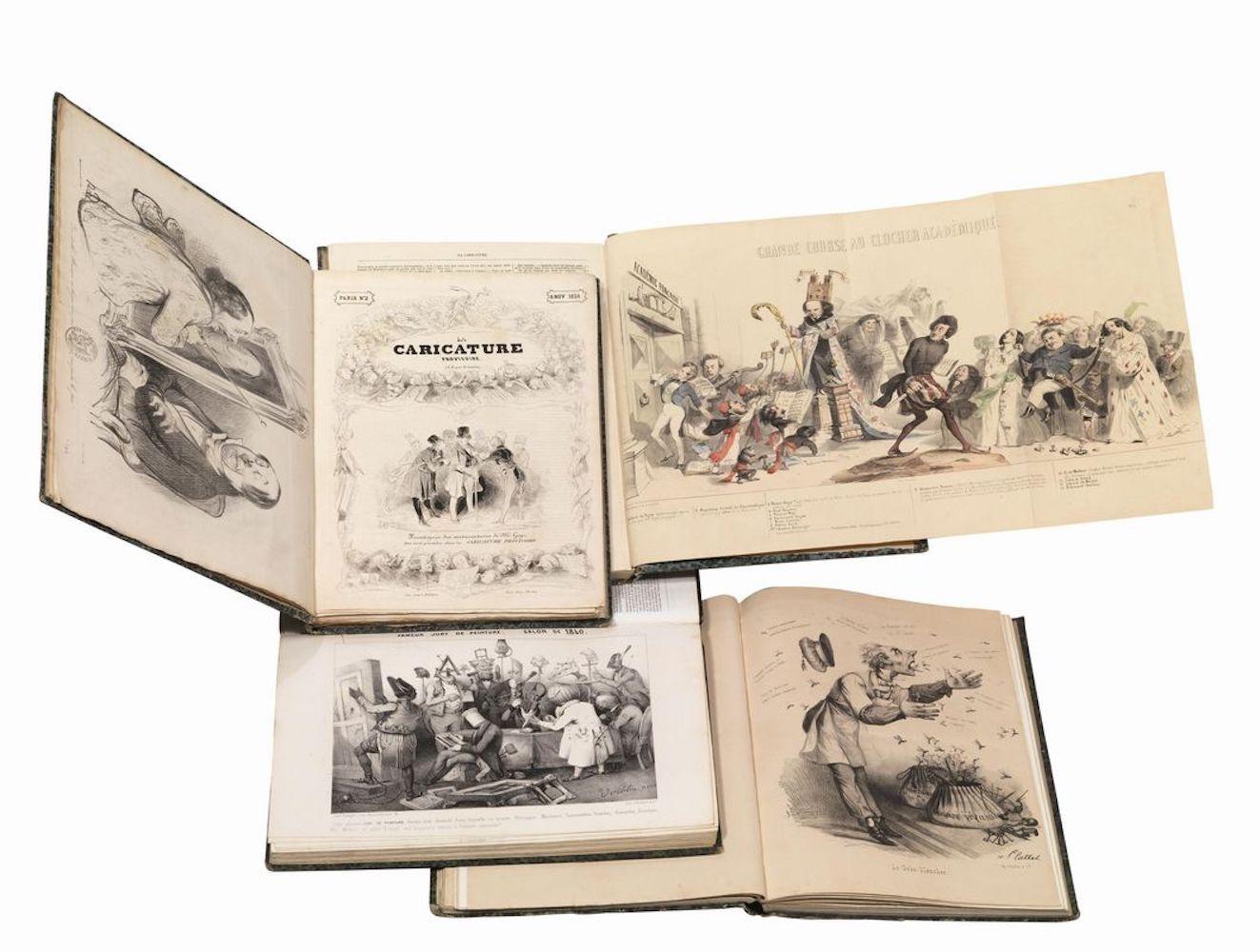 La Caricature Provisoire  - Complete Series 1838/1840 - 4 vol.