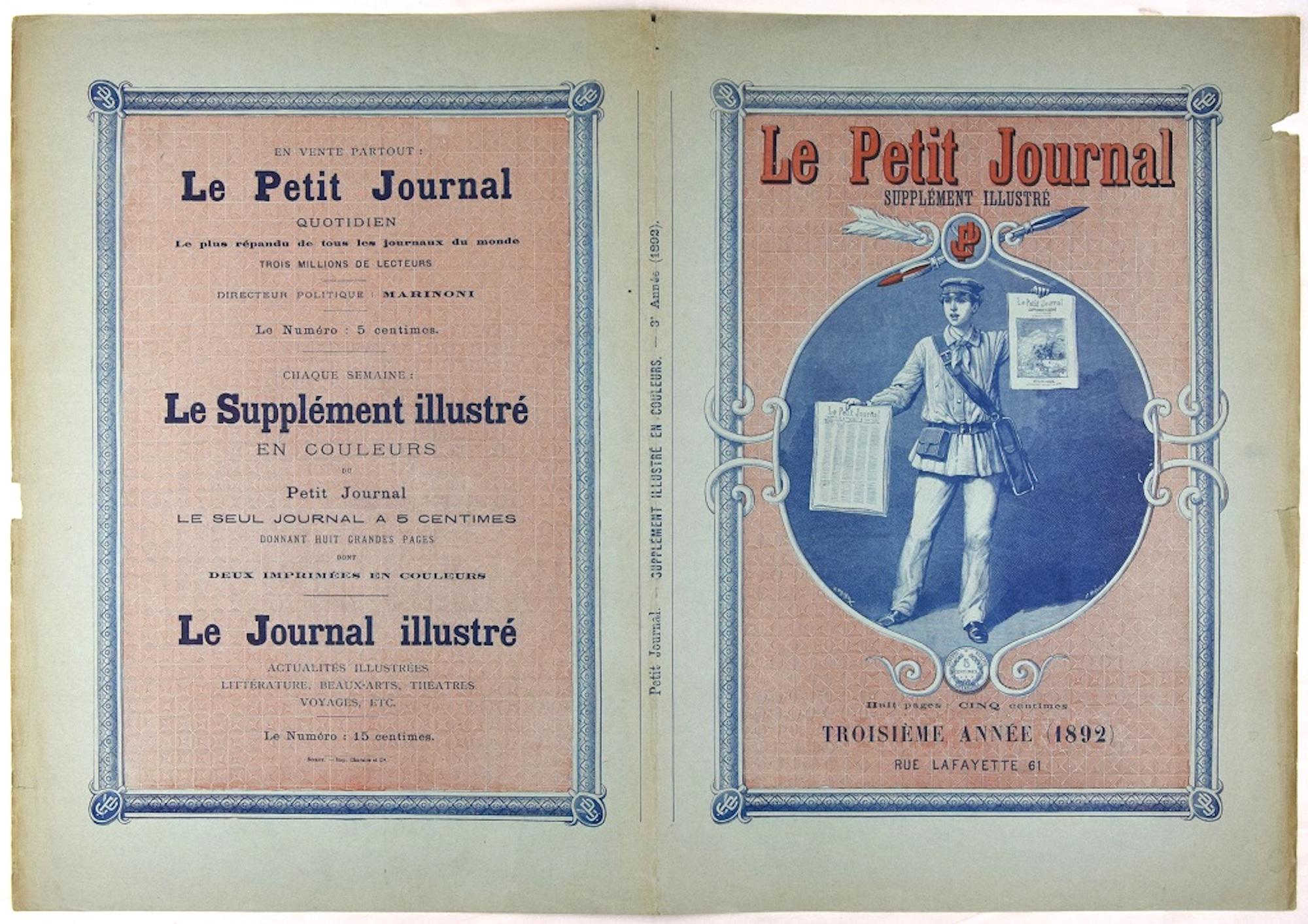 Le Petit Journal - Affiche vintage, 1892 - Print de Unknown
