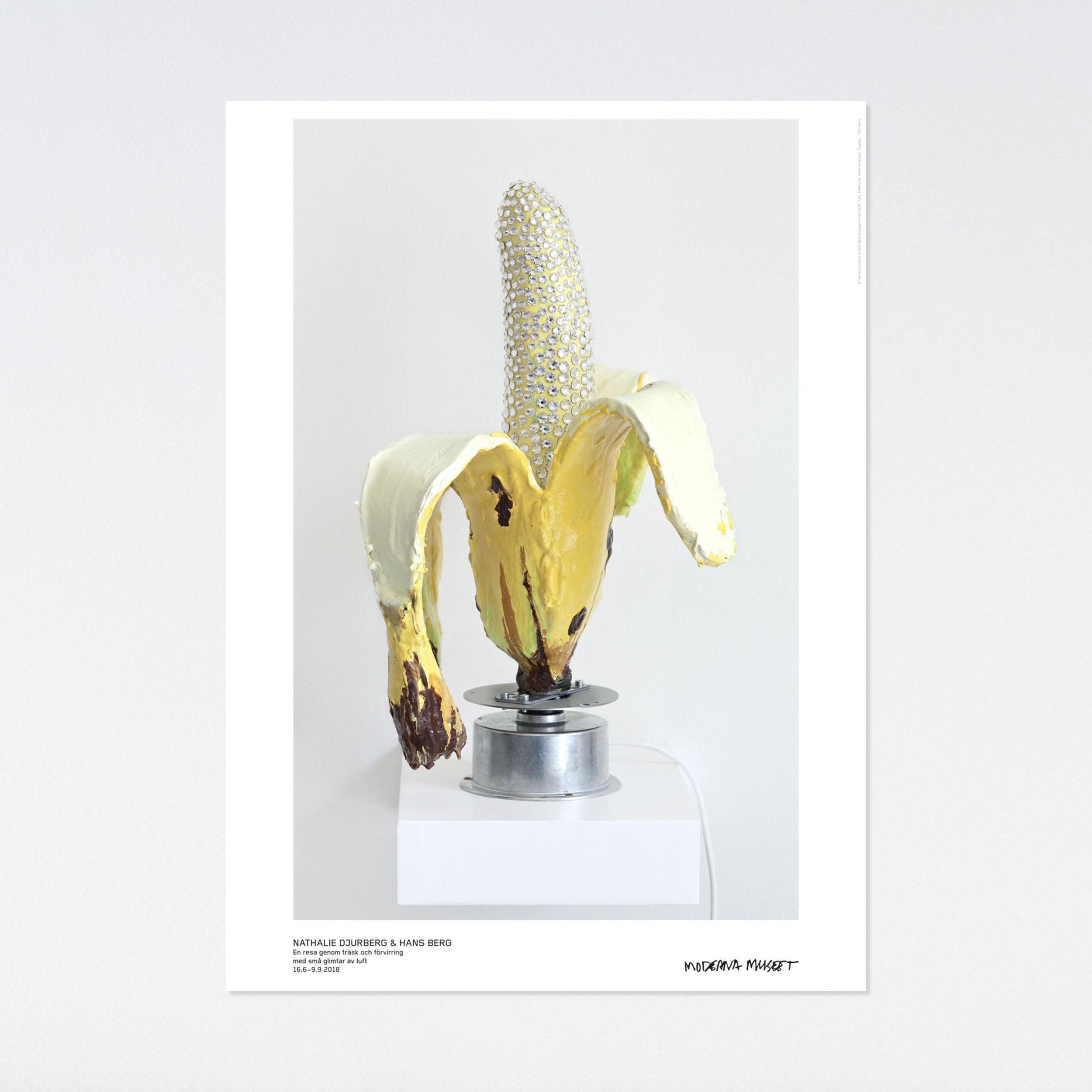 Unknown Still-Life Print - Nathalie Djurberg and Hans Berg, Worship (Banana in Diamonds), 2018 Poster