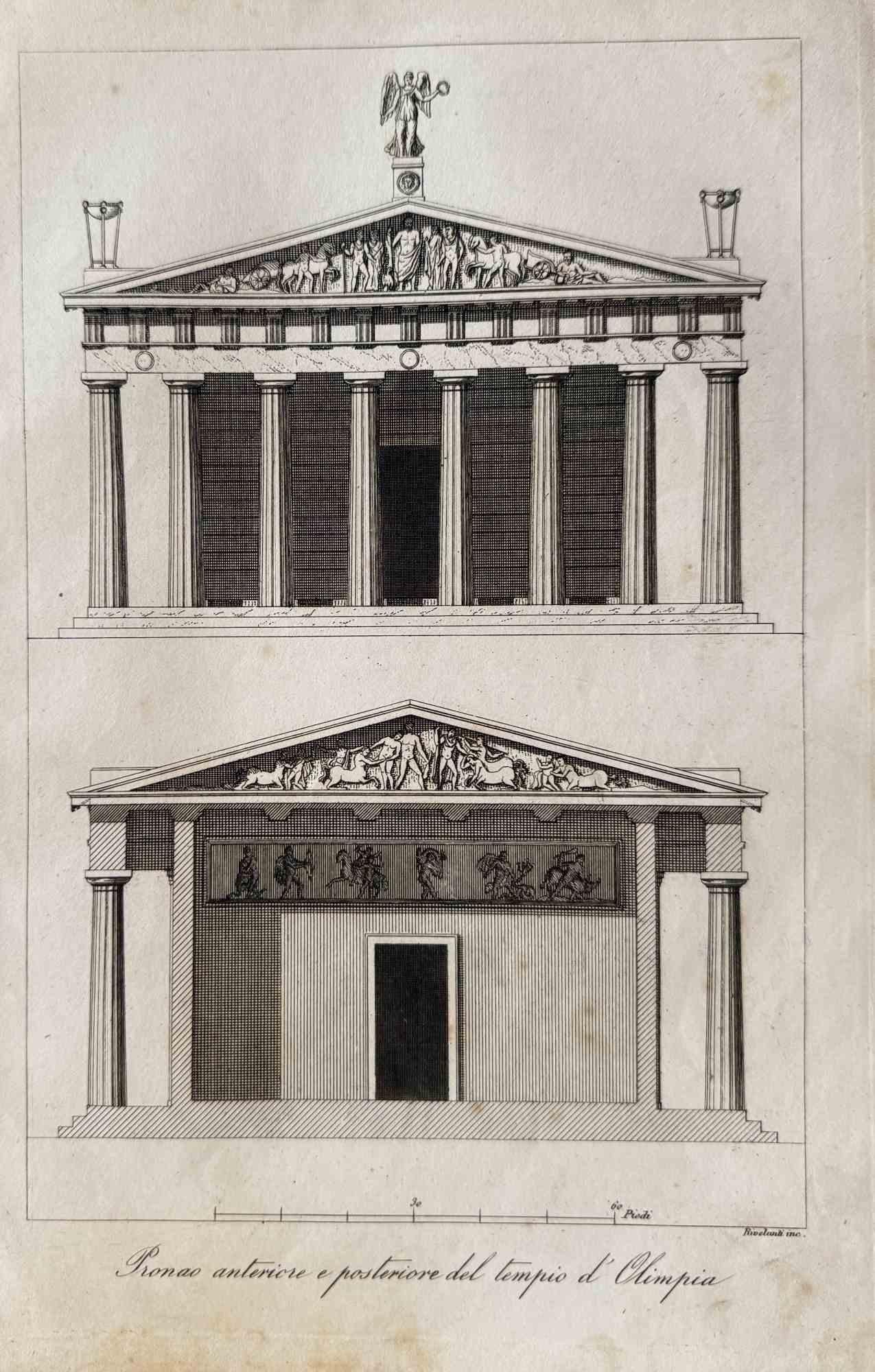 Olympic Temple - Lithograph - 1862