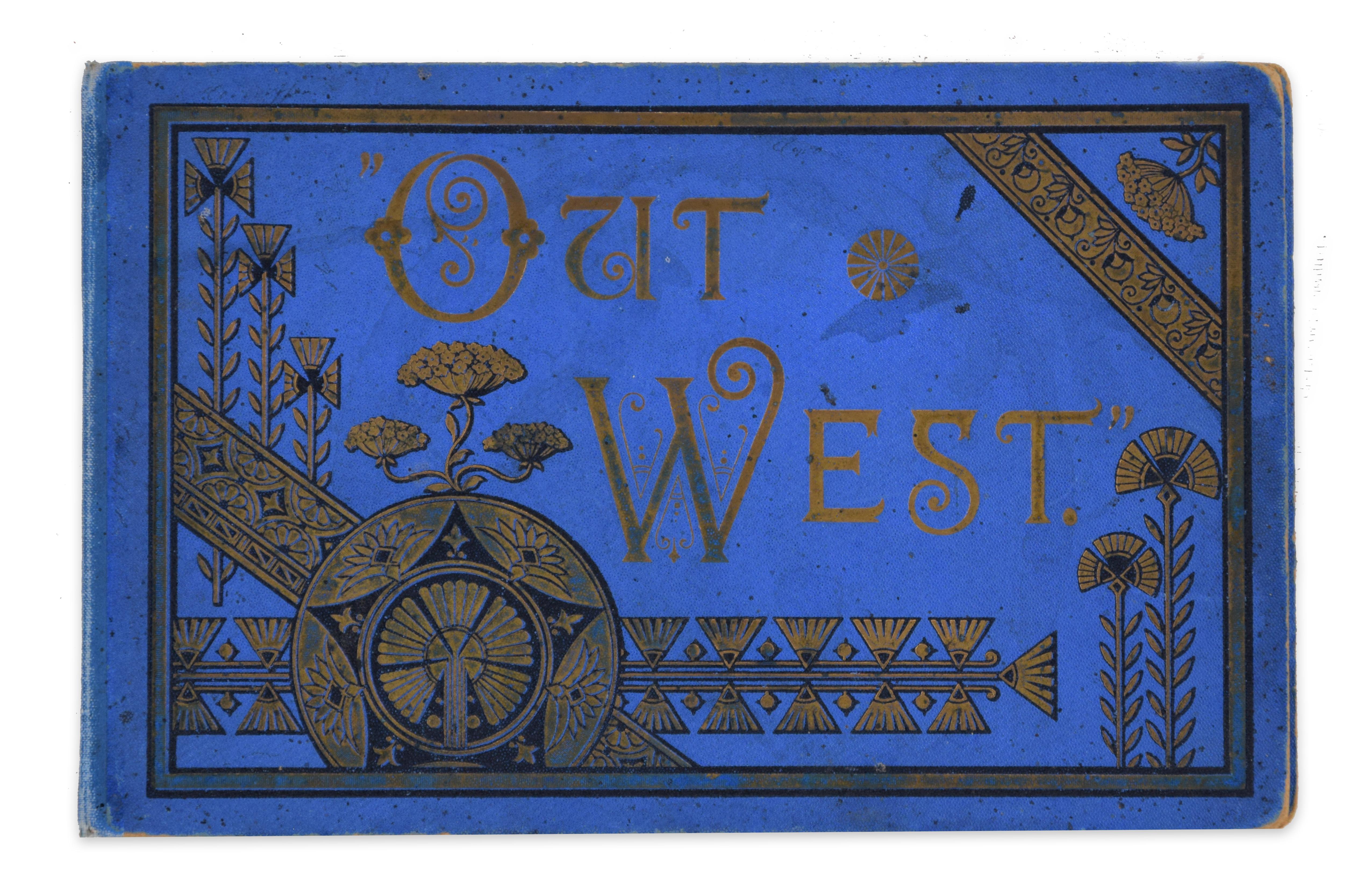 Out West - Vintage Photo Book - Around 1900 - Print by Unknown