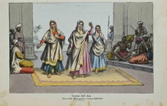 Antique Ram Genie Dance - Lithograph - 1862