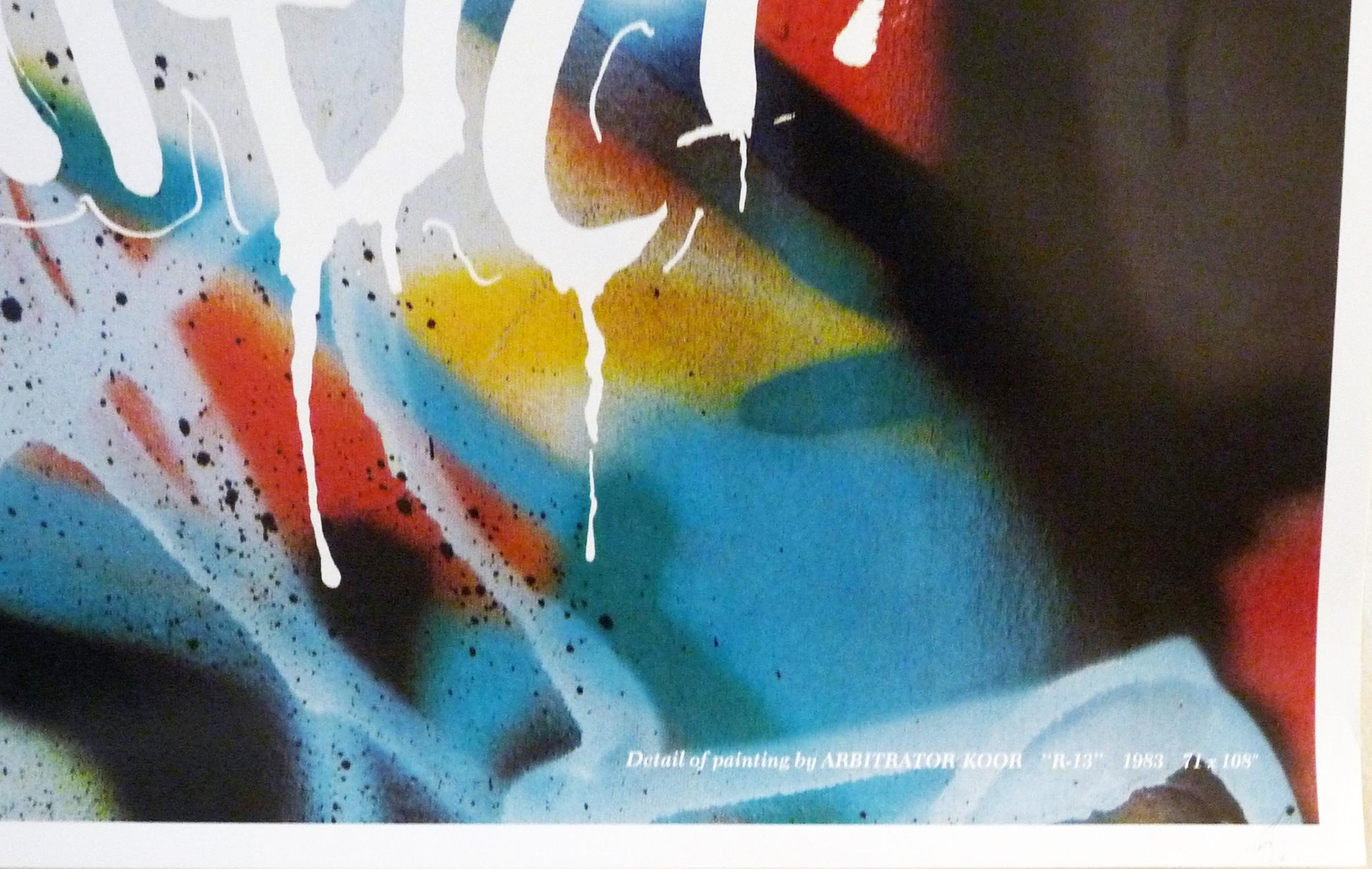 Seltenes Plakat der Sidney Janis Gallery für die Ausstellung abstrakter Drucke der amerikanischen Graffiti – Print von Various Artists