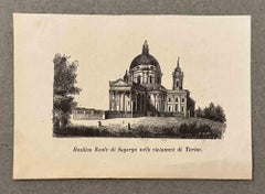 Superga Turin - Lithograph - 19th Century 