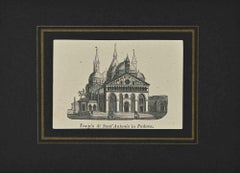 Temple of Saint Anthony in Padua – Lithographie – 1862