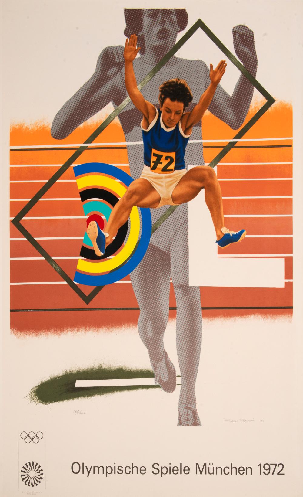 The Munich 1972 Olympic Posters, a complete collection of 30 works For Sale 7