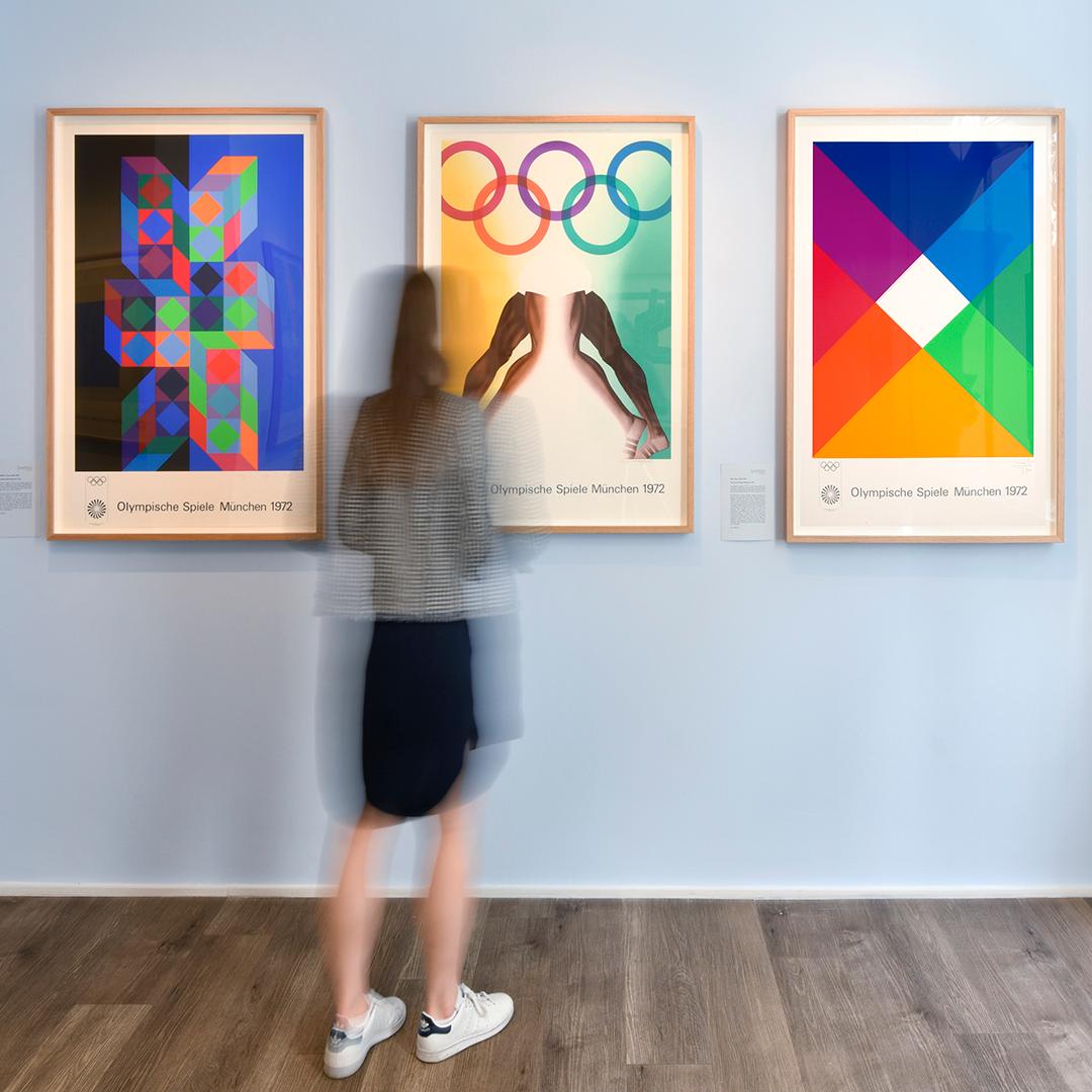 The Munich 1972 Olympic Posters, a complete collection of 30 works - Post-War Print by Various Artists