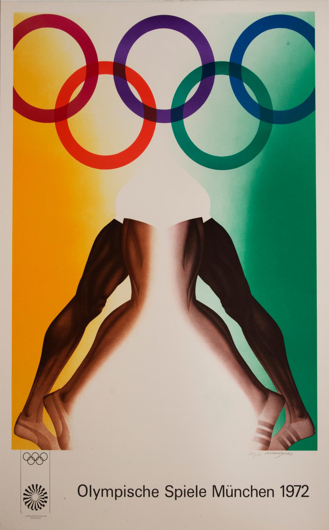 The Munich 1972 Olympic Posters, a complete collection of 30 works