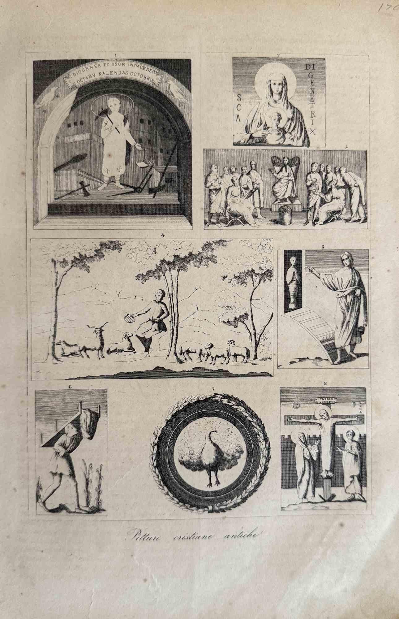Figurative Print Various Artists - Utilisations et douanes - Peinture ancienne - Lithographie - 1862