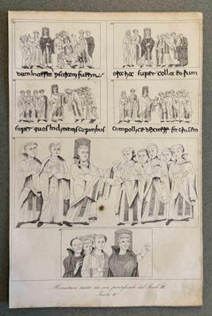 Usi e costumi - Apostoli - Litografia - 1862