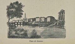 Uses and Customs – Brücke von Cassano – Lithographie – 1862
