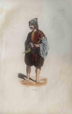 Antique Uses and Customs - Bulgarian - Lithograph - 1862